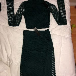 Forest green Two piece set